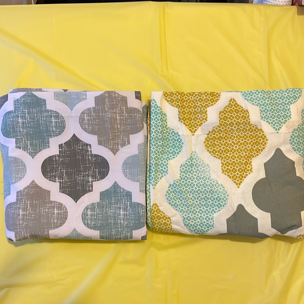 Lot of 2 shower curtains.